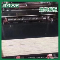 建筑材料竹胶板3*6尺4*8尺建筑模板黑覆膜板防水工地工程板清水模